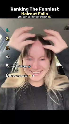 Ranking The Funniest Haircut Fails Moments ✂️😂 (part1) #shorts