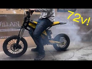 Creating The Super Villain! 72v Swapped Heybike Villain