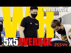 World Record 5x5 Average (38.45) Rubik's Cube