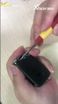 How to Open Xhorse MQB Flip remote key shell vvdishop