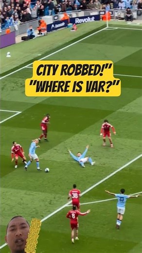 The moment the ref robbed City of a blatant penalty. Kerkez completely took out Cherki