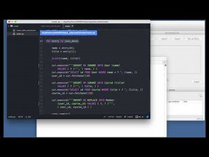 Worked Example: Roster.py (Chapter 15)