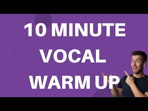 10 Minute Vocal Warm Up With a Straw