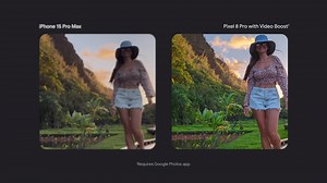 Capture even more incredible videos with Video Boost on #Pixel8 Pro¹ ✨ Here’s how it works: 🎥 Record a video with Video Boost enabled ☁️ Video is uploaded to the cloud 🧠 Google AI models are applied to every video frame 🖼️ Boosted video appears in your Google Photos Make great videos even better with Pixel 8 Pro: https://goo.gle/4dsk9bM | Made by Google