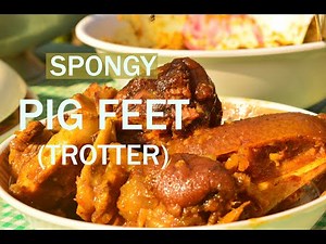 How to clean & cook pig feet/trotter || Naga Style