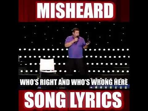 Peter Kay Misheard Lyrics