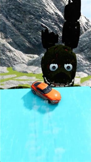 Supra vs Monster (freddy's) #beamngdrive #shorts