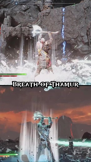 Breath of Thamur Comparison #godofwar #godofwarragnarok | god of war ragnarok