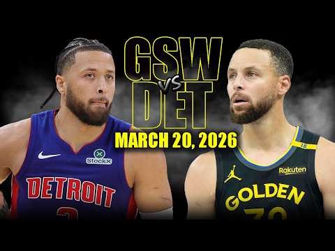 Golden State Warriors vs Detroit Pistons Full Game Highlights – March 20, 2026 | NBA Season