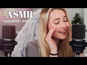 ASMR | Inaudible Whispering Super Close in Your Ears 👄💤