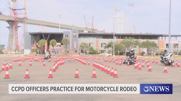 CCPD officers prepare for motorcycle rodeo