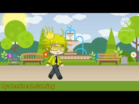 My first Gacha character walking in KineMaster 