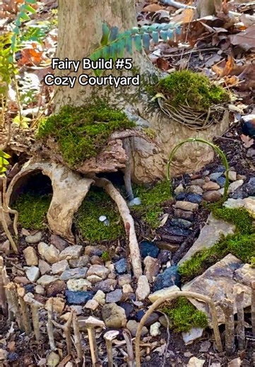 Create a Whimsical Fairy House Courtyard