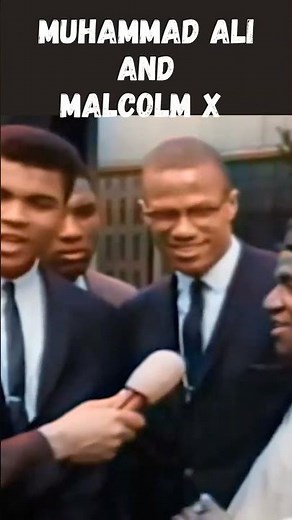 Malcolm X and Muhammad Ali | Historic Moment two greats in conversation