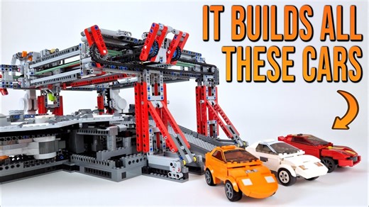 A Fully-Automated LEGO Car Factory