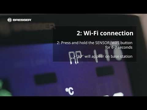 How To set up the BRESSER Wi-Fi TB 7-in-1 RC Weather Station