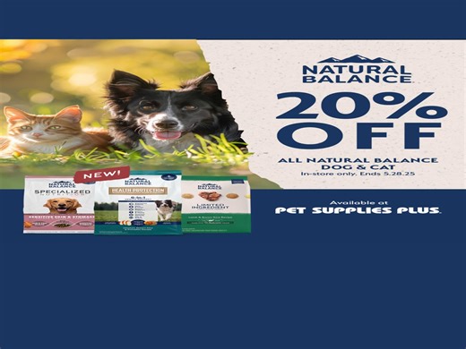 20% off! Limited time only Introducing Health Protection from Natural Balance: supporting Whole-Body Health and Digestive Wellness. Developed with veterinarian and nutrition experts, each bite contains essential nutrients & minerals that provide 6 key health benefits to support your dog’s optimal health. Extra attention to digestive wellness is supported through natural prebiotic fiber & probiotic coated kibble. | Pet Supplies Plus | Facebook
