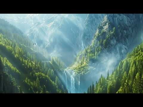 Relaxing Mountain Valley Atmosphere | Calm Nature Ambience for Deep Focus & Sleep