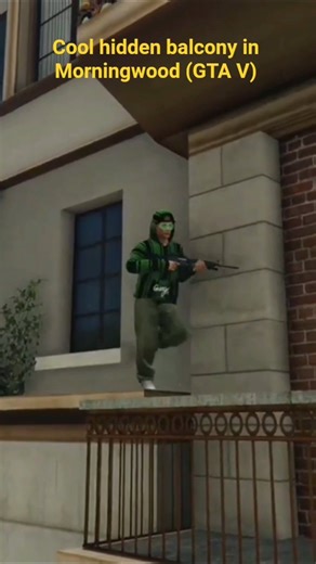 Hidden balcony