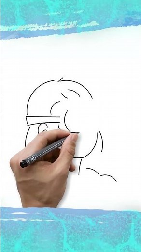 How to draw a Girl wearing a virtual reality VR headset