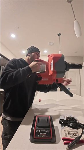 Ridgid K-46 Snake #bluecollar #plumbing #fyp #ridgidtools #ridgid ‪@RIDGID_Tools‬