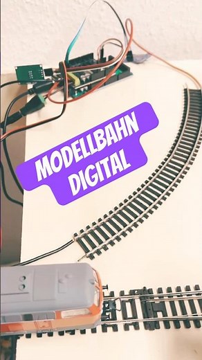 DCC EX und Rocrail treiben die #modellbahn an! #modeltrains #train #shorts #hobby #miniature #h0