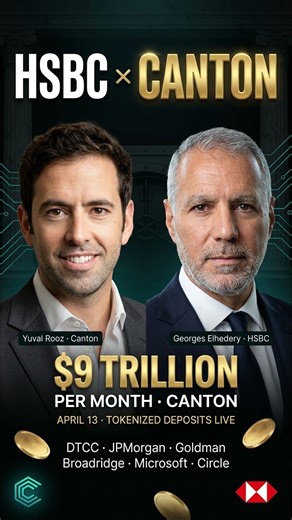 Two Megabanks One Blockchain #HSBC #JPMorgan #Canton #Crypto #Shorts