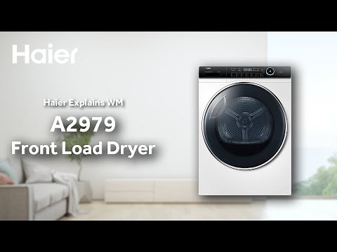 Haier A2979 9KG Front Load Dryer Explanation Video