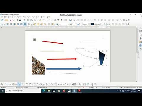 Drawing Toolbar In Libre Office Writer