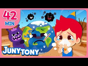 🌎Earth Day Compilation | Save the Earth | Earth is in Pain! | Environment Songs for Kids | JunyTony