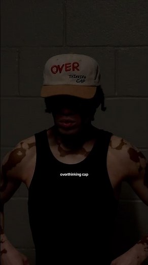 Cap your overthinking with an overthinking cap #customhat #clothingbrand #photoshoot