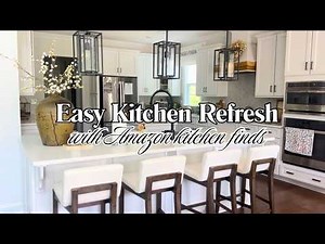 Amazon Kitchen Decorate With Me | Affordable Kitchen Makeover Ideas 2025