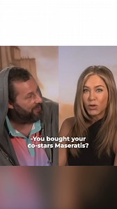 78K views · 446 reactions | Adam Sandler and Jennifer Aniston were promoting their movie when the actress questioned him about the luxurious gifts he gave to his castmates. Without thinking that the actor would reveal the reasons why he hasn't been able to give her anything, causing her to walk out of the interview. | Icons + | Facebook