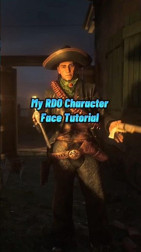My RDO Character Face Creation Tutorial 🤠 #rdr2 #rdro #outfits #reddeadredemption