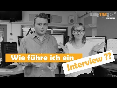 Wie führe ich ein Interview? - Radio Starter Tutorials