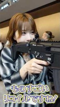 A former SDF member test-fired Tokyo Marui's Type 20 rifle ❤️‍🔥 #shorts #ShizuokaHobbyShow #Tokyo...