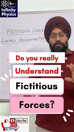 🎥 What Are Fictitious (Pseudo) Forces? | How Do They Arise? | Laws of Motion | Class 11 Physics 🚀 Have you ever felt pushed backward when a bus suddenly starts moving or sideways while taking a sharp turn? 🤯 These effects are explained by fictitious (pseudo) forces. In this video, we clearly explain what fictitious forces are, why they are not real interaction forces, and how they come into the picture when we observe motion from a non-inertial frame of reference. The concept is developed ste