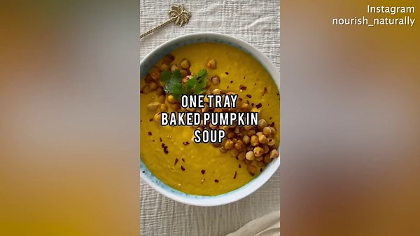 The epic autumn soup recipe that's nutritious and plant based