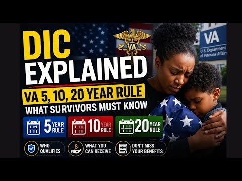 VA DIC Benefits: The 5, 10 & 20 Year Rule Explained
