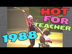 David Lee Roth Live 1988 (Hot For Teacher) - Steve Vai - Skyscraper Tour