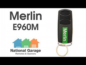 Merlin E960M Garage Remote Control Video Description