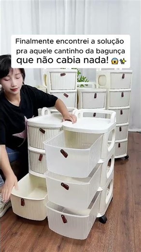 multi-purpose plastic drawer unit