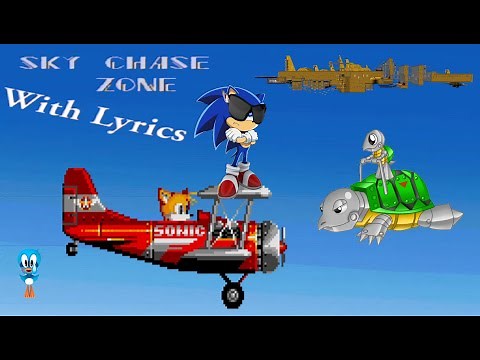 Sonic 2 - Sky Chase Zone With Lyrics