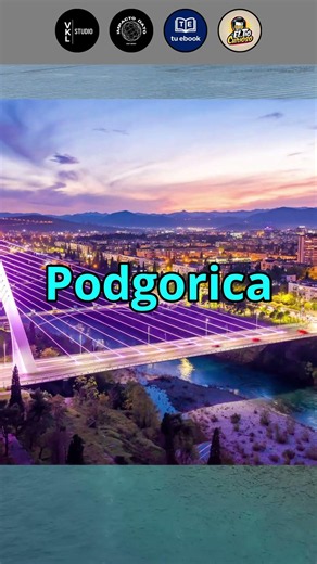 What is the capital of Montenegro? #montenegro #funfacts #podgorica