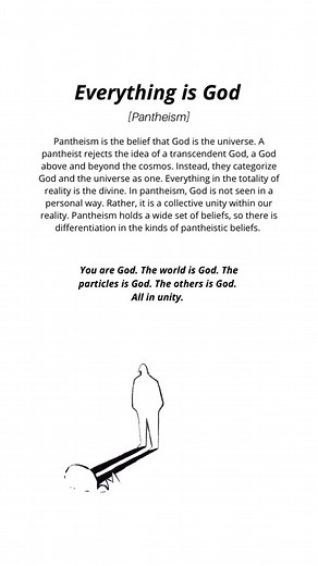 You are God #philosophy #pantheism #fyp | Pantheism