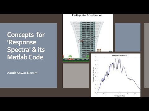 Matlab Code for 'Response Spectra' & its basic Concepts ​