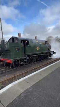 Steam Test with GWR Large Prairie 4110 running light from Cranmore down the line on 24/2/26