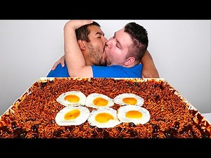 WHY WE CAN'T BREAK UP • SPICY FIRE BLACK BEAN NOODLES • Mukbang & Recipe