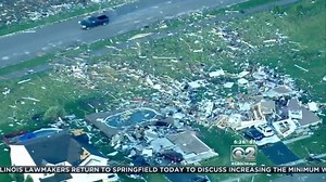 60K views · 232 reactions | Chopper 2 HD provides a close look at the devastation in Coal City, after a tornado ripped through the town on Monday night. | CBS Chicago | Facebook