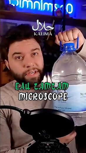 Zamzam water under a microscope